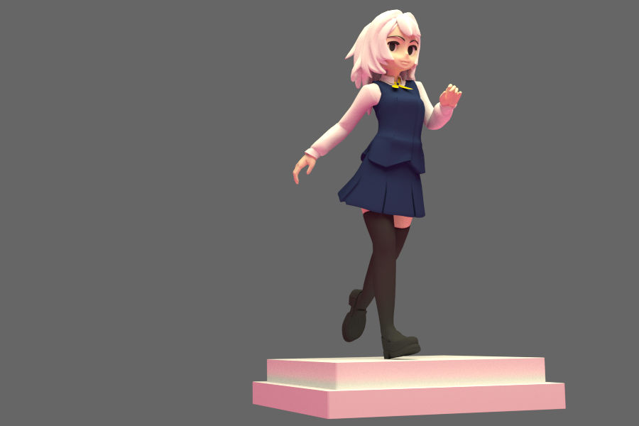 3D character model by anirhapsodist on DeviantArt