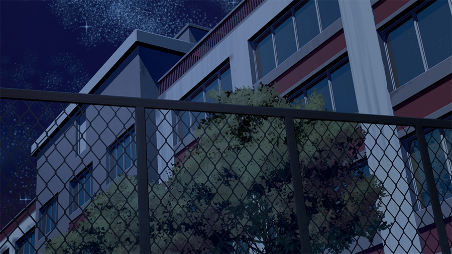 Back to basics 24: School Building Bg Night by anirhapsodist on DeviantArt Back to basics 24: School Building Bg Night by anirhapsodist on DeviantArt