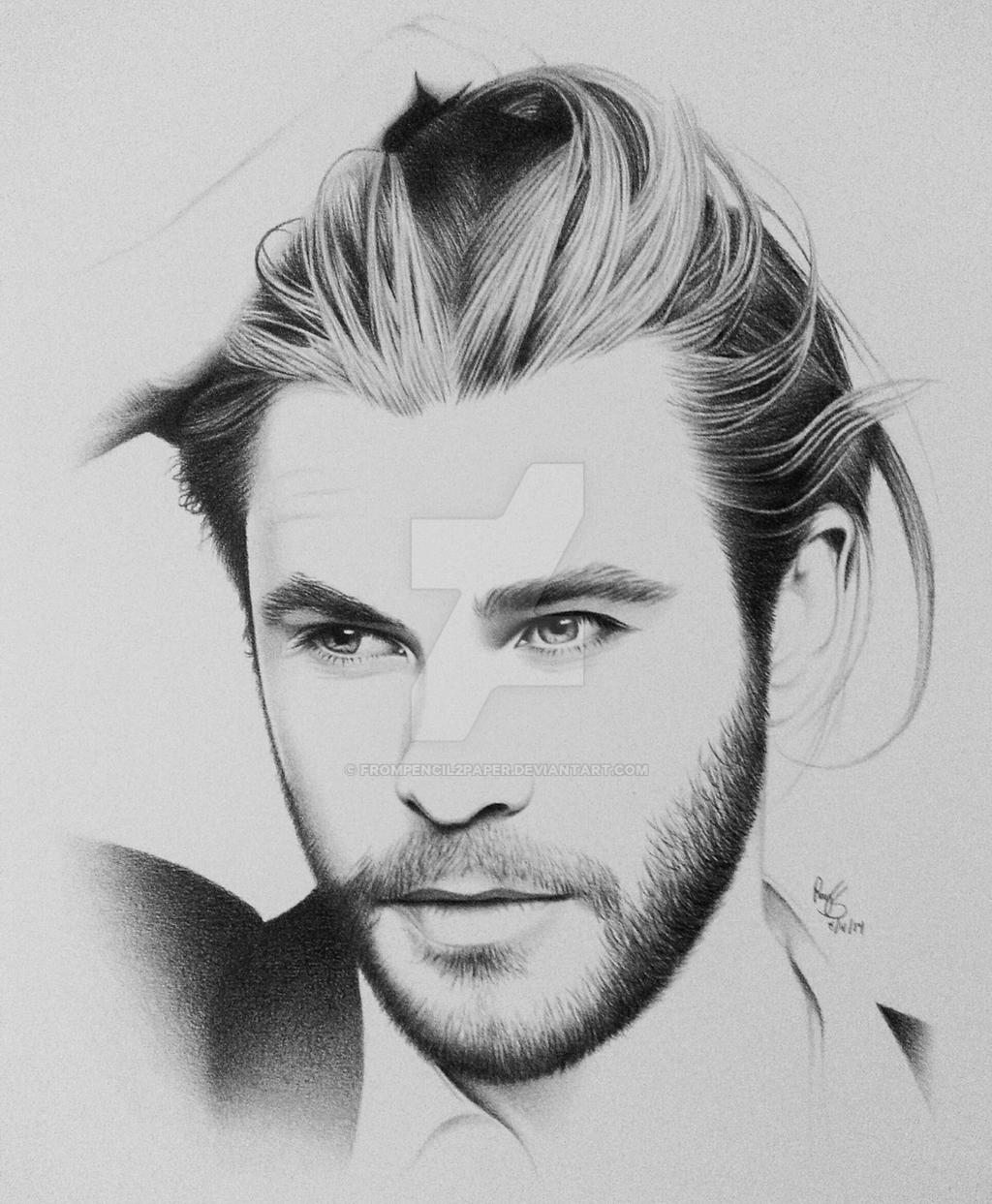  Chris Hemsworth by FromPencil2Paper on DeviantArt