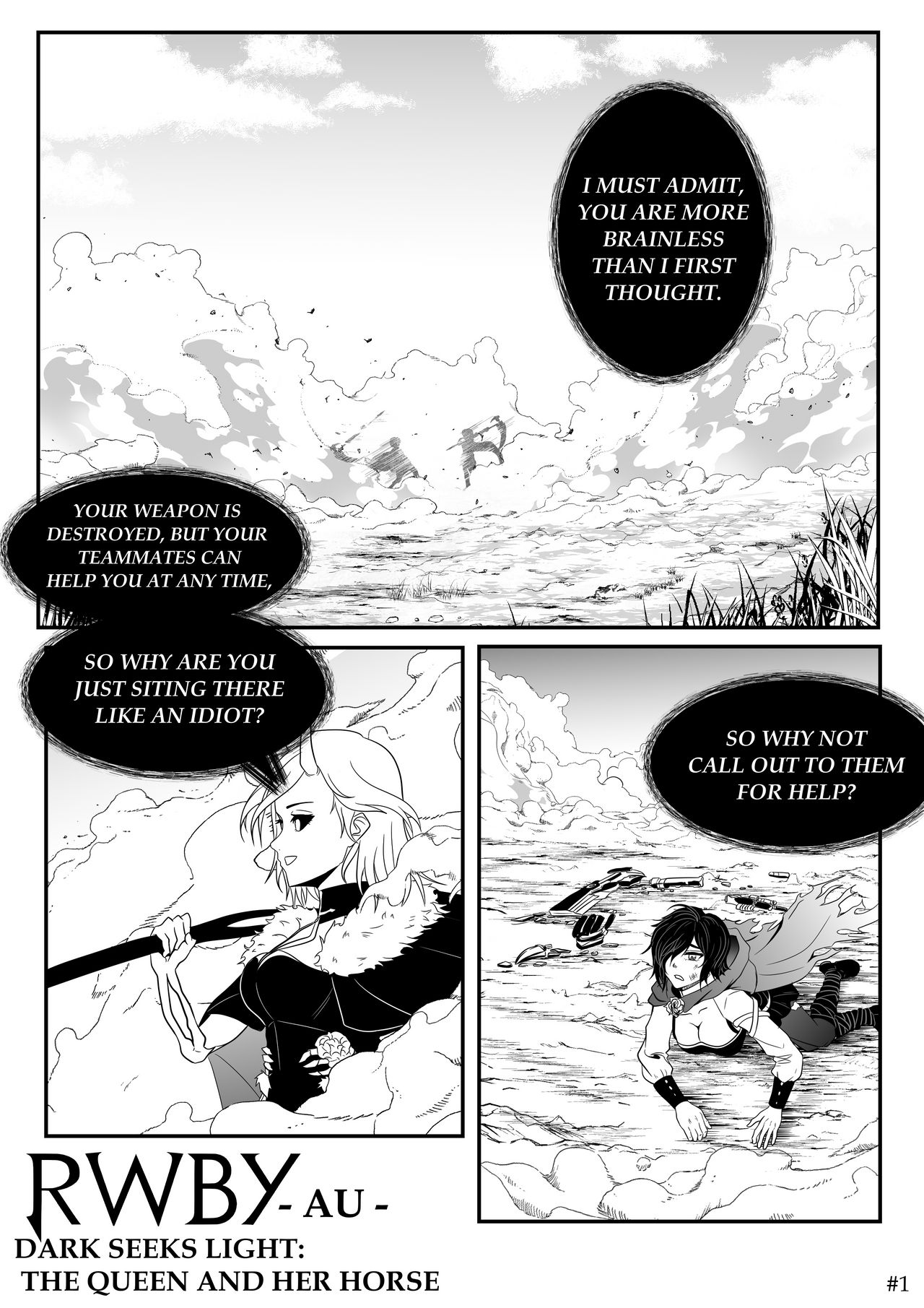 RWBY AU: DSL - The Queen and her Horse - Pg01