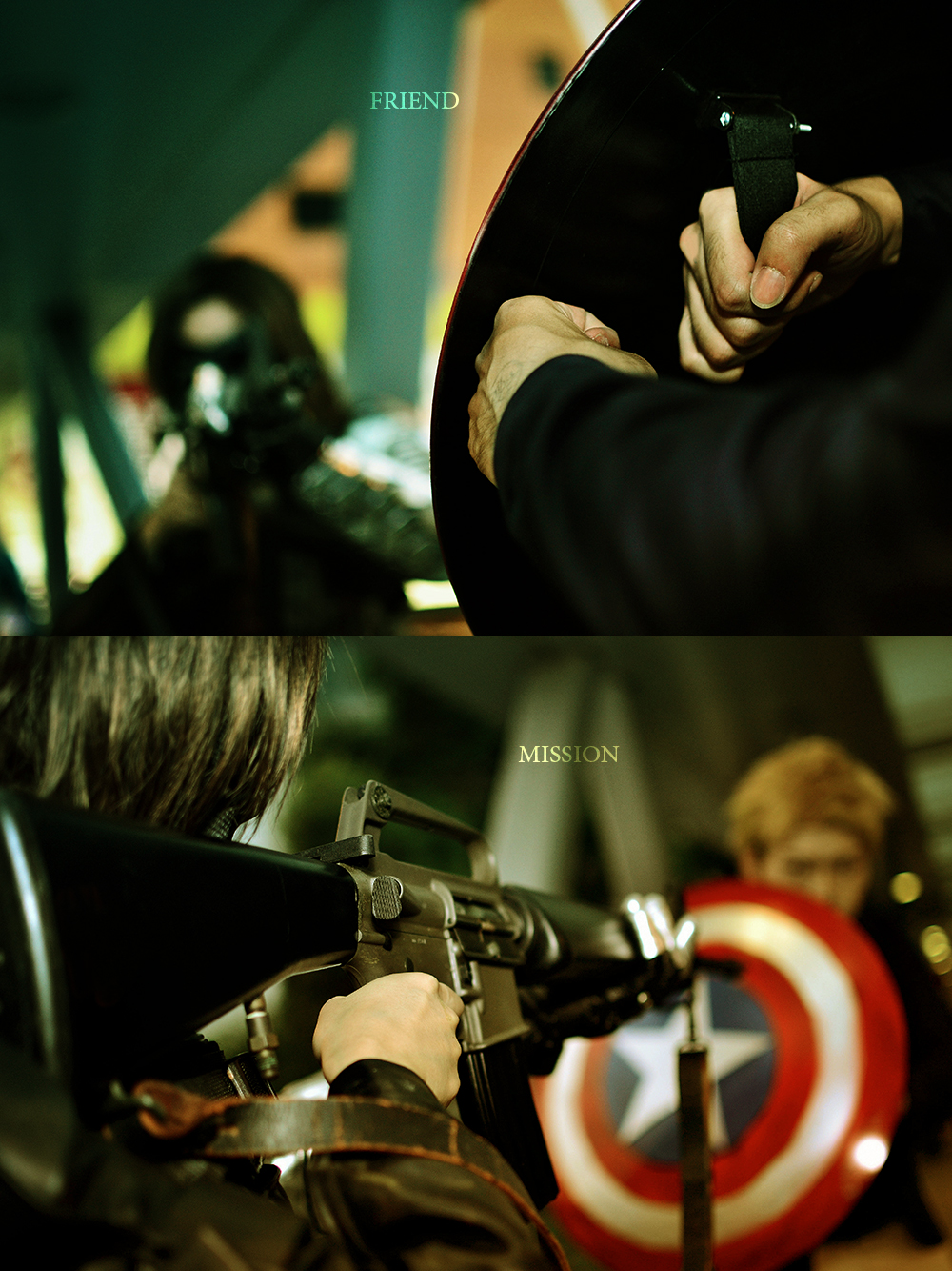 Winter soldier and Cap