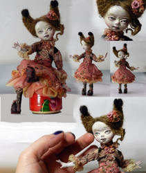 Betty Ooak sculpted doll from Ladoll clay )