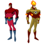 Scarlet Scarab And Golden Torch By Bobkitty23