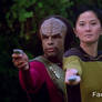 Worf and Tasha Yar