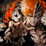 Angry spirit of ink and flame