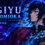 Giyu Tomioka Water Hashira poster