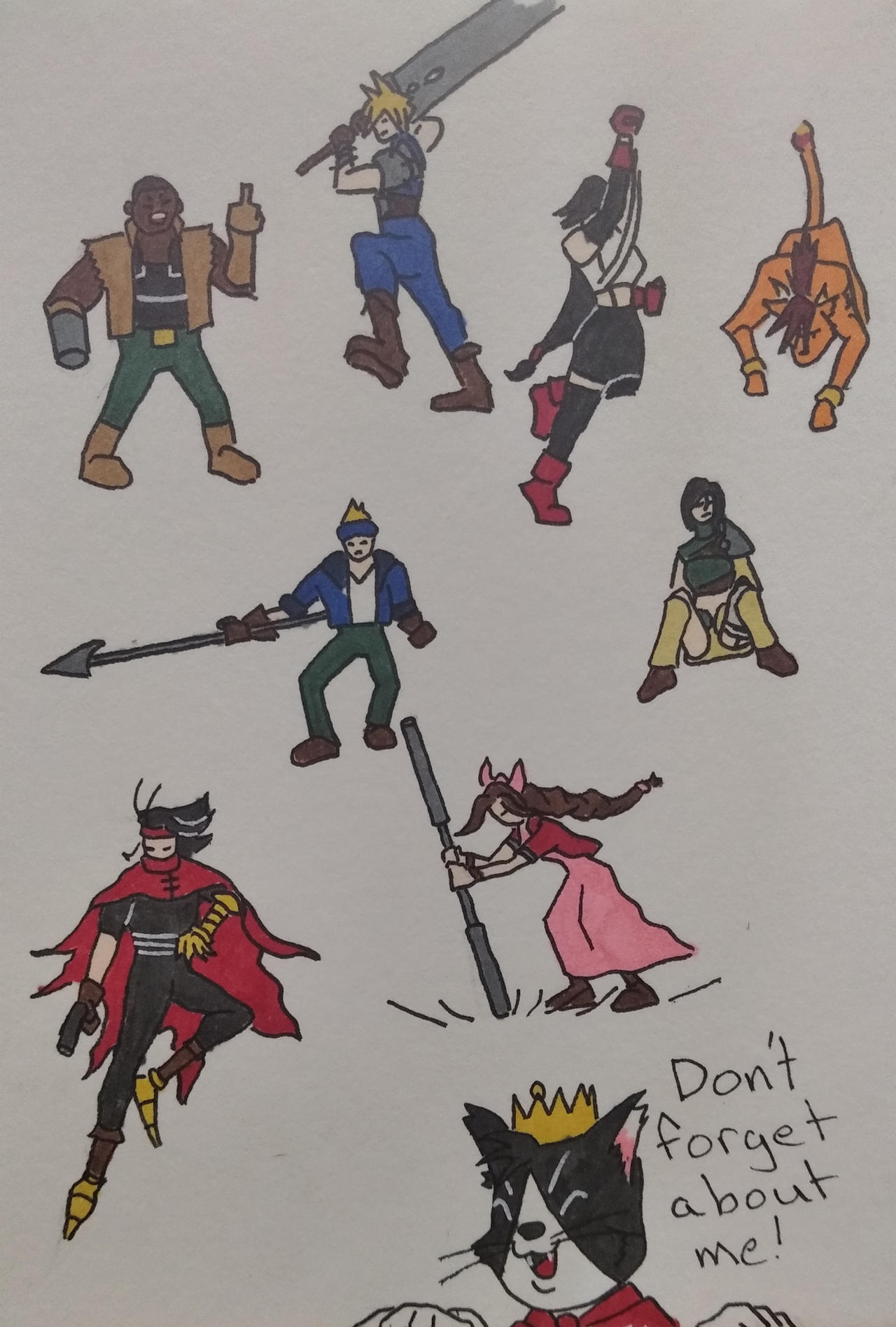 FF7 Full Cast By FF7FanComic On DeviantArt ff7-full-cast-by-ff7fancomic-on-deviantart