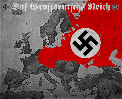 Dass Grossdeutschen Reich map