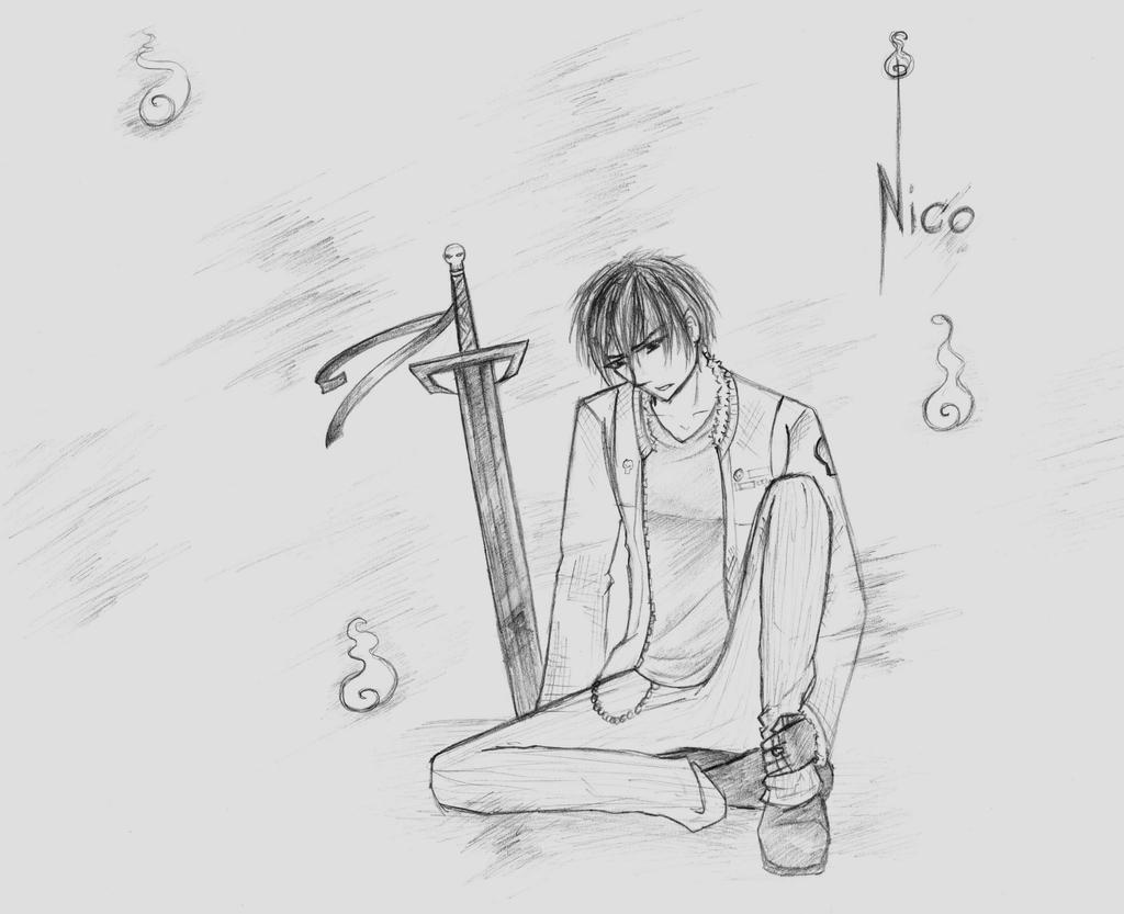 Nico DiAngelo - Sword and Soul by InkRoze