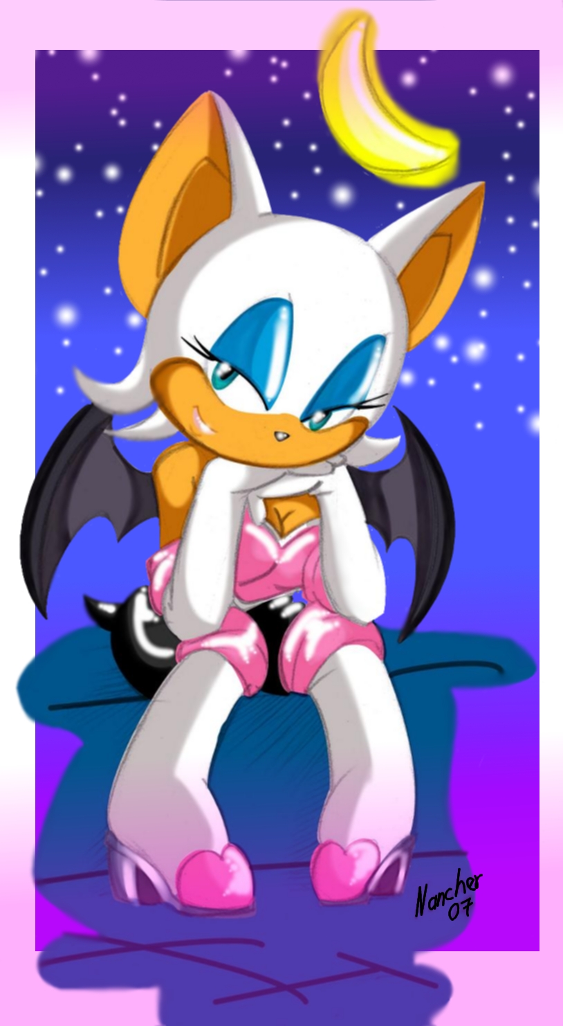 Rouge the bat +waiting+