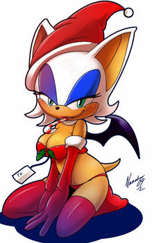 rouge the bat +chistmas+