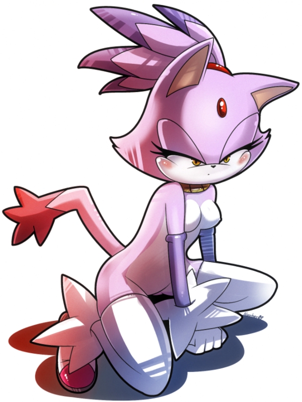 Blaze the cat +sexy pose+.