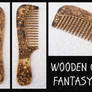 Wooden comb Fantasy