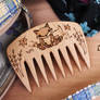 Wooden Comb Fox