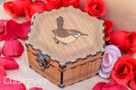 Wren celtic zodiac wooden box by Moonyzier