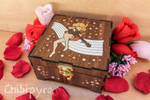Space Rock wooden box by Moonyzier