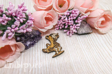 African Wild Dog Charm