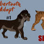 Sabertooth adopt Auction CLOSED