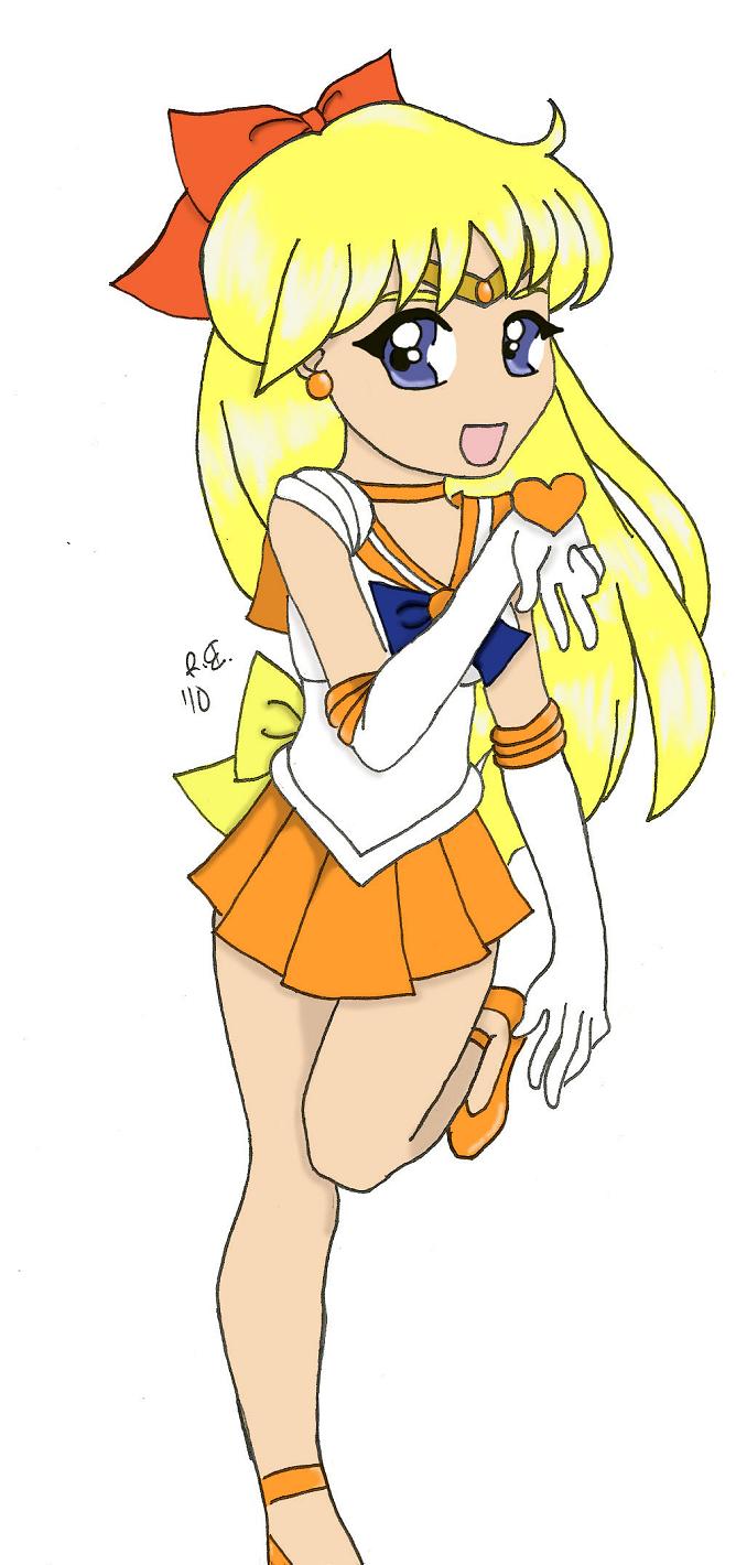 Chibi Sailor Venus: Colored