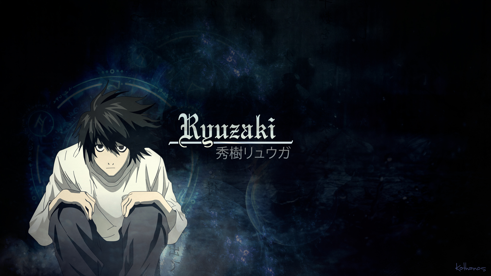 L, lawliet, ryuuzaki, death note, HD wallpaper