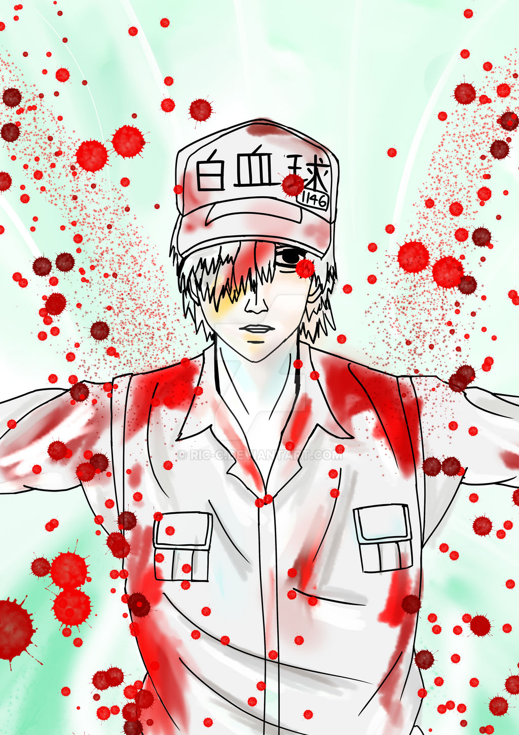 Cells At Work White Blood Cell Female Cells At Work - White Blood Cell by ric-c on DeviantArt