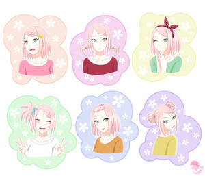 Sakura hairstyles [2] :3