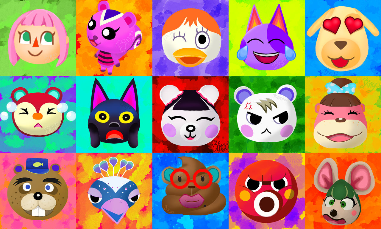 Animal Crossing Emojis by MyNameBingo on DeviantArt
