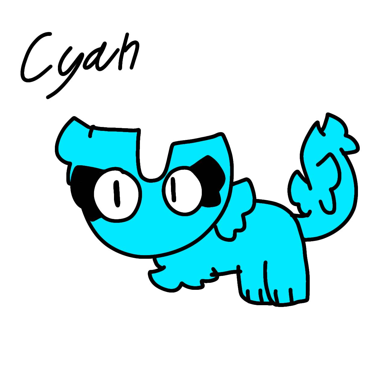 Cyan Colorblock Deviantart Cyan the lizard!! by kamly616 on DeviantArt