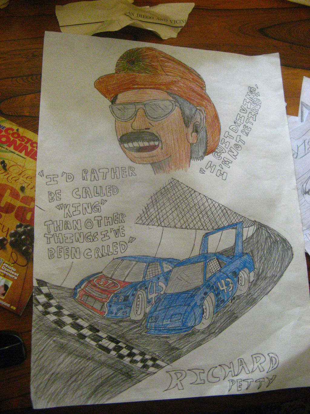 Richard Rodd Richard Petty poster by Rodd-Raccoon on DeviantArt