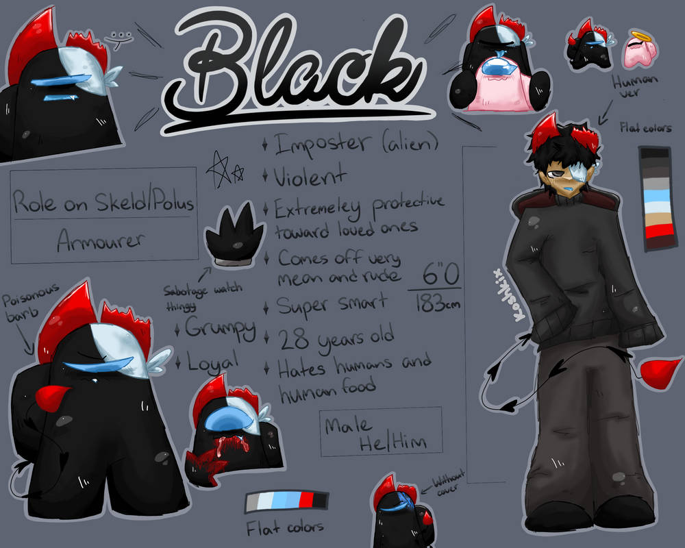 Bleak Reference Black Reference Sheet 2025 by KoshkiAlt on DeviantArt