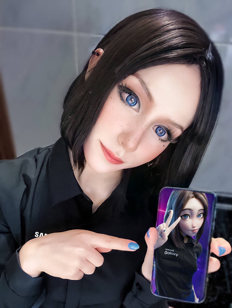 cosplay samsung virtual assistant sam by Twoyun on DeviantArt