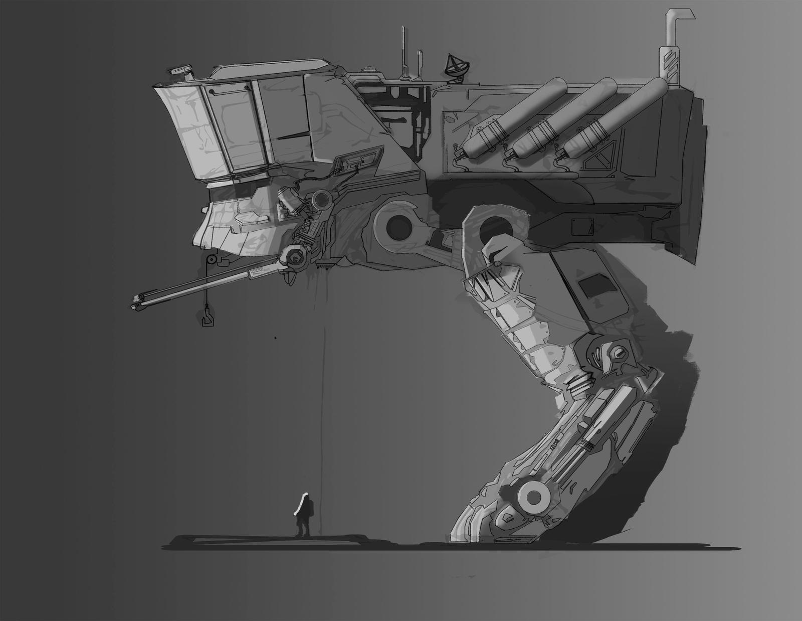 Mech design. Rough.