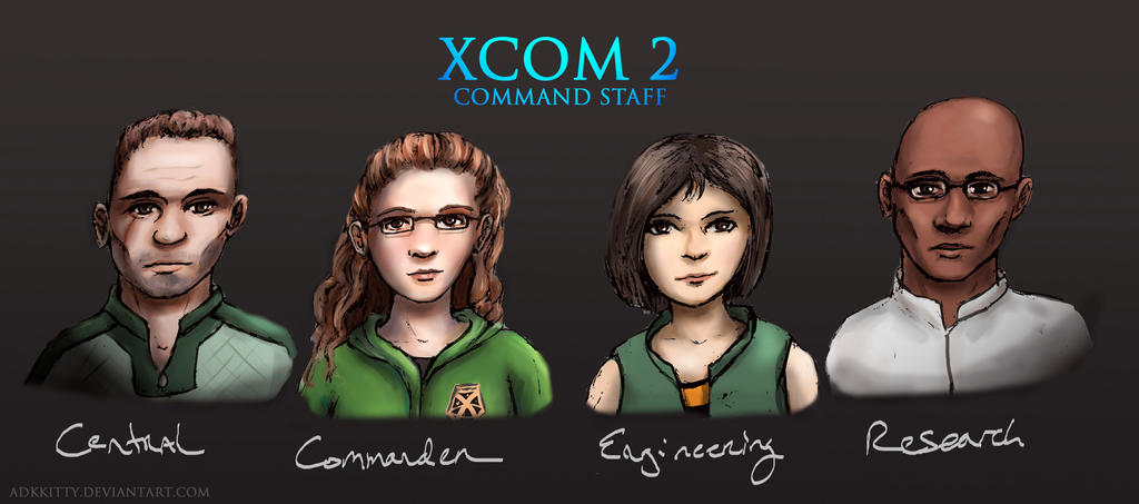 X Command Deviantart XCOM2 Command Staff by ADKKitty on DeviantArt