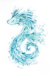 Aqua Dragon by iIsSammy