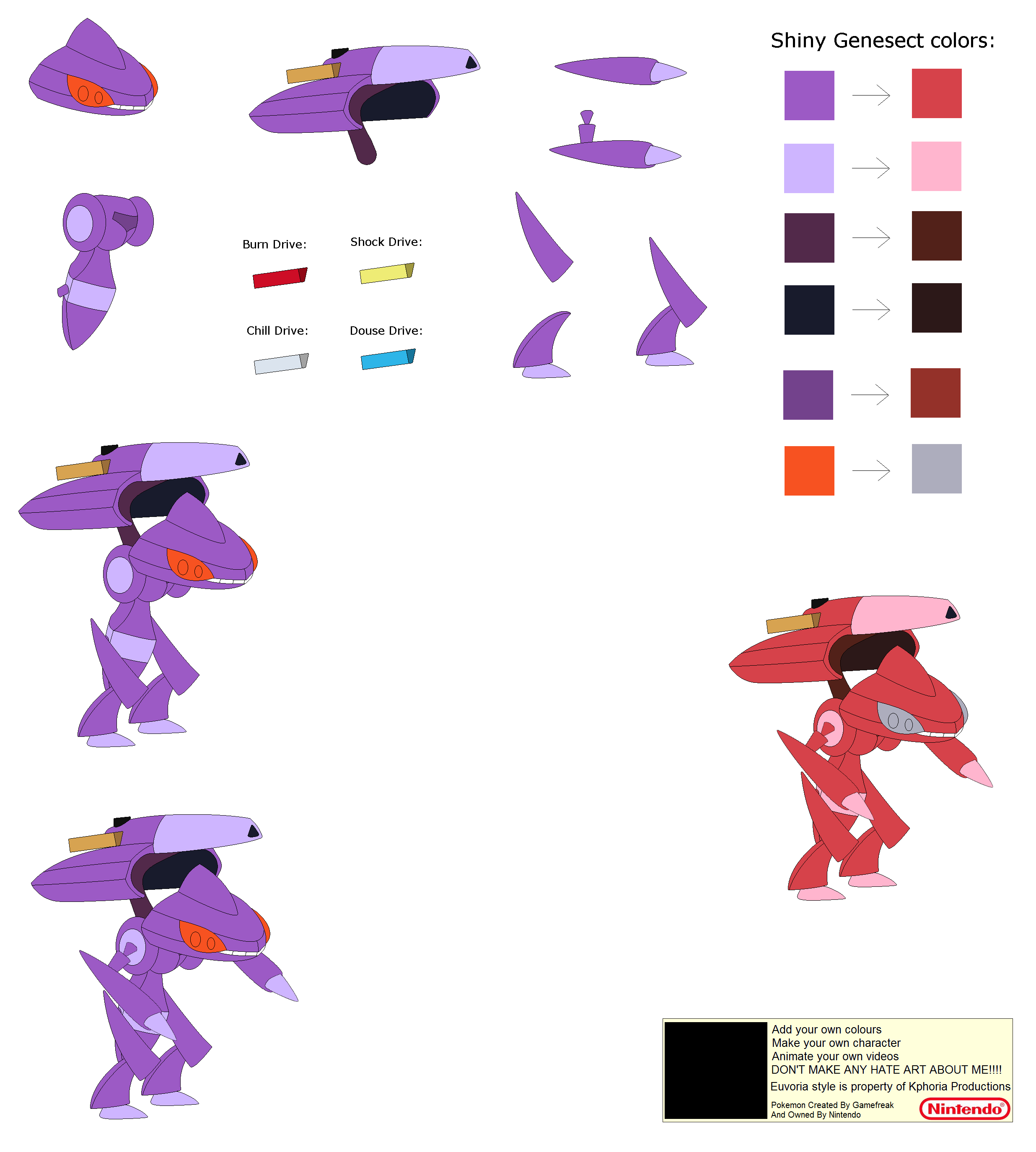 Genetic Construct Deviantart Character Builder - Genesect by JacksonProductions76 on DeviantArt