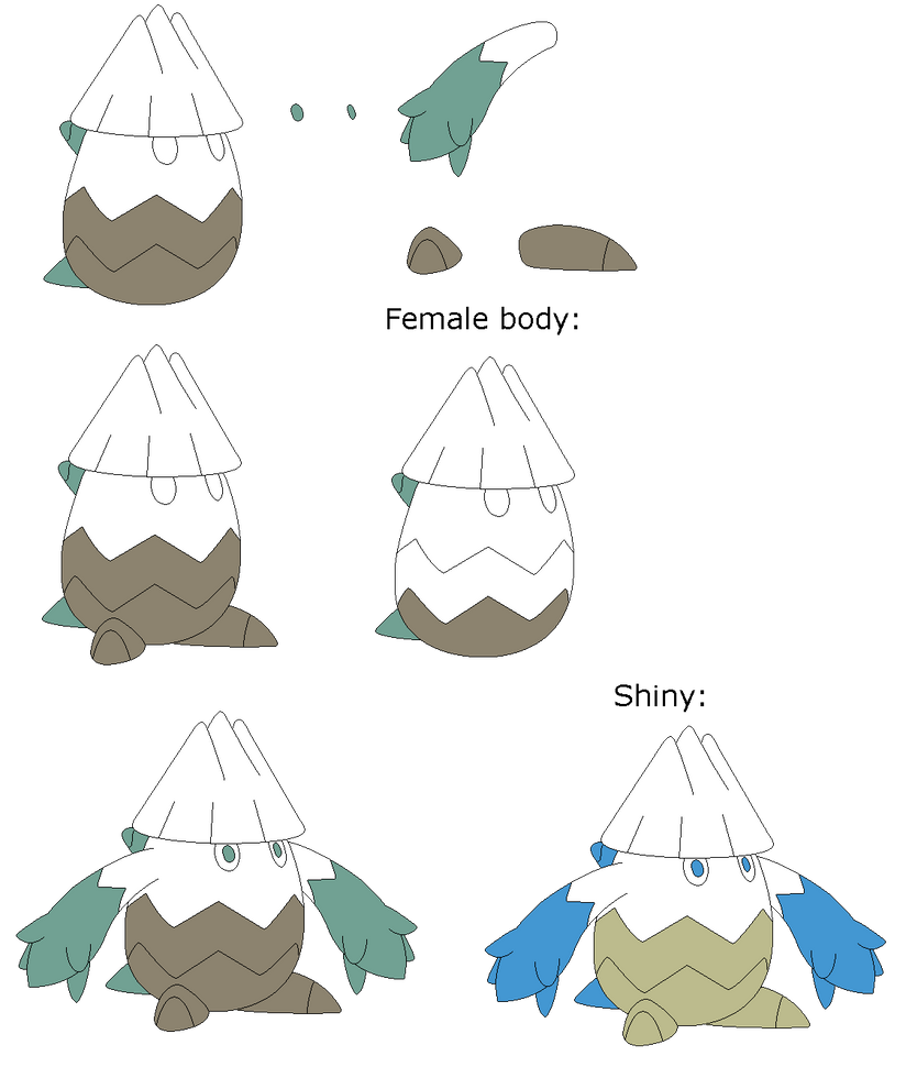 Snover Evolution Progress Character Builder - Snover by JacksonProductions76 on DeviantArt