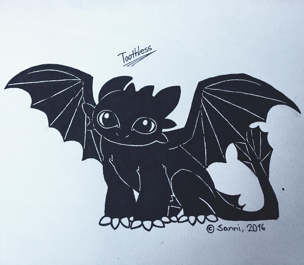 Notan Design Toothless Toothless by sannikitten on DeviantArt