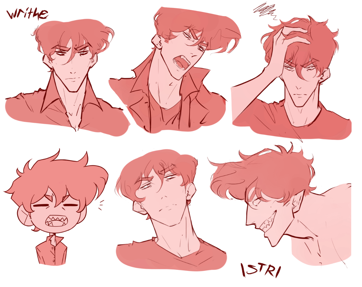 Oc Expression Exercise OC Expression Sheet (old) 1 by SnagTheRabbit on DeviantArt