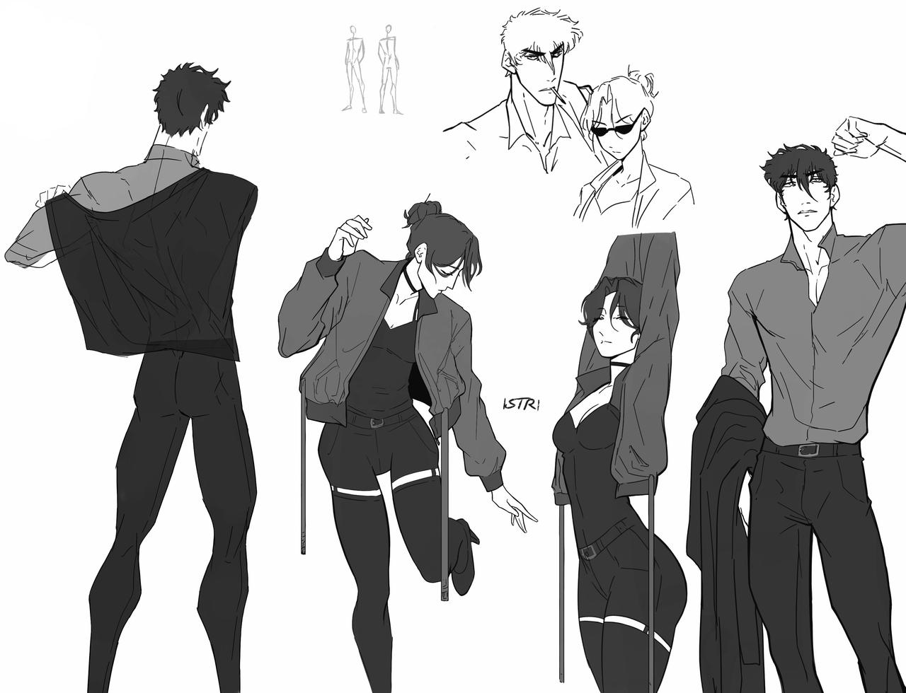 Random Fit Sketches by SnagTheRabbit on DeviantArt