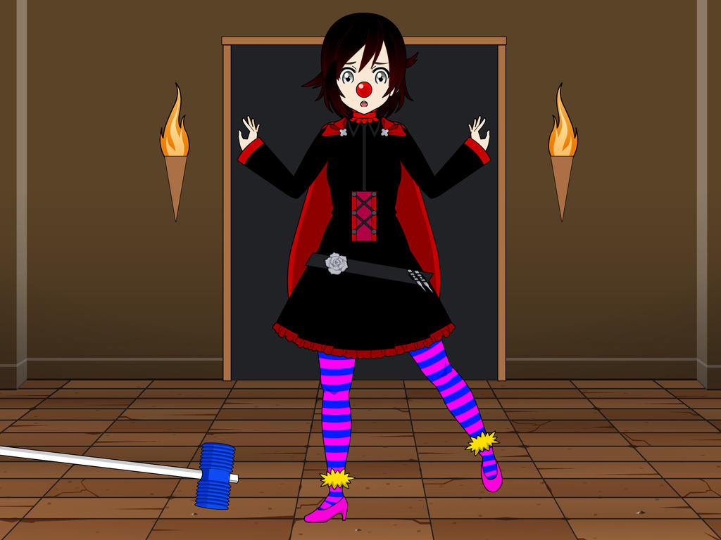 Ruby Tf RWBY Ruby Rose clown tf by TechnoPagan9 on DeviantArt
