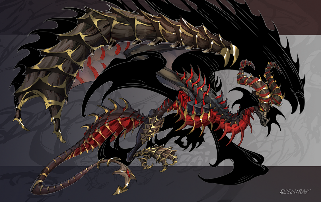 Custom Dragon Design by besomrak on DeviantArt