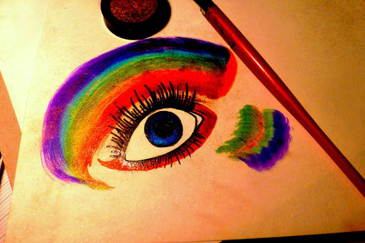 Rainbow eye