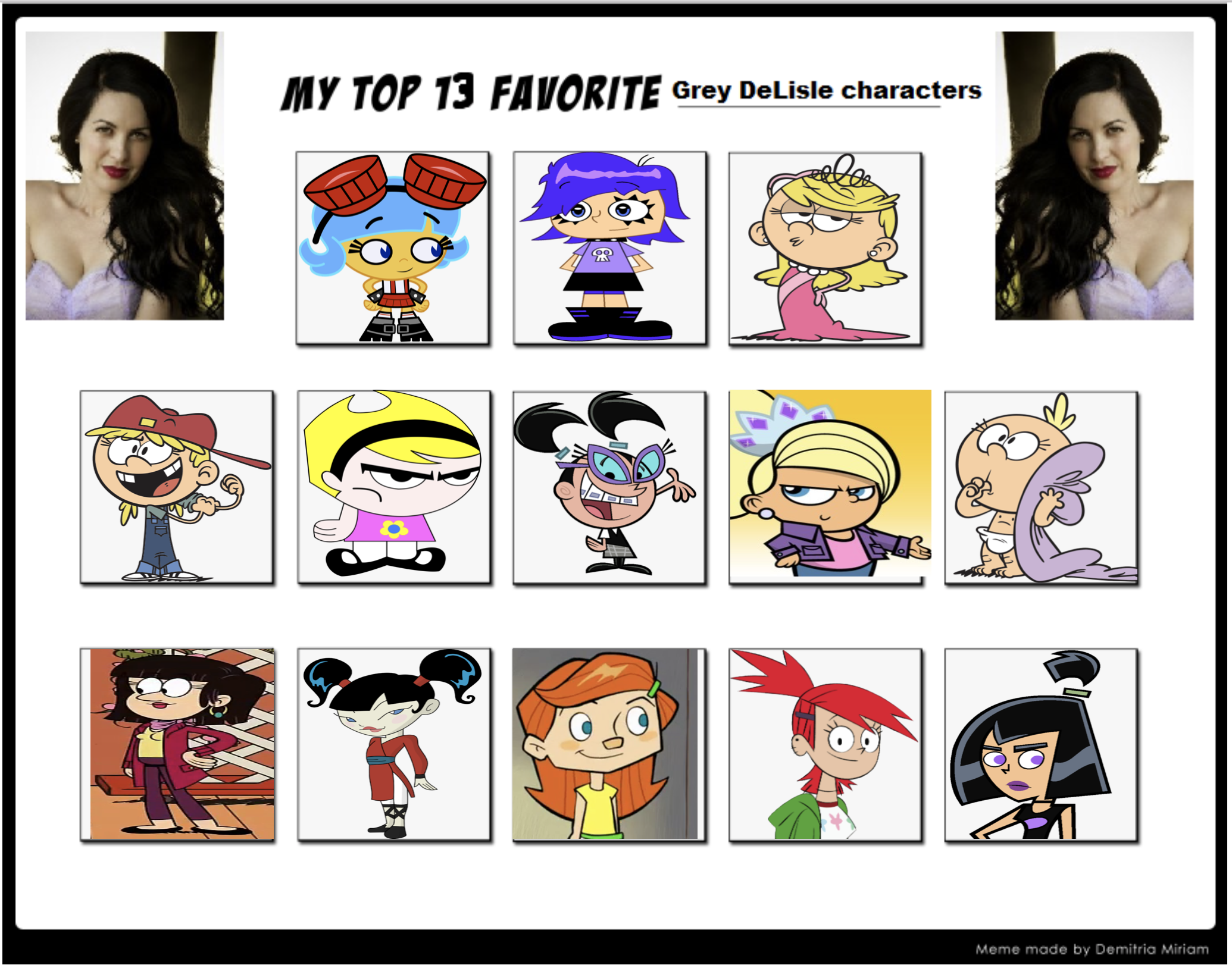 My Top 13 Favorite Grey DeLisle Characters by 20jlucas on DeviantArt