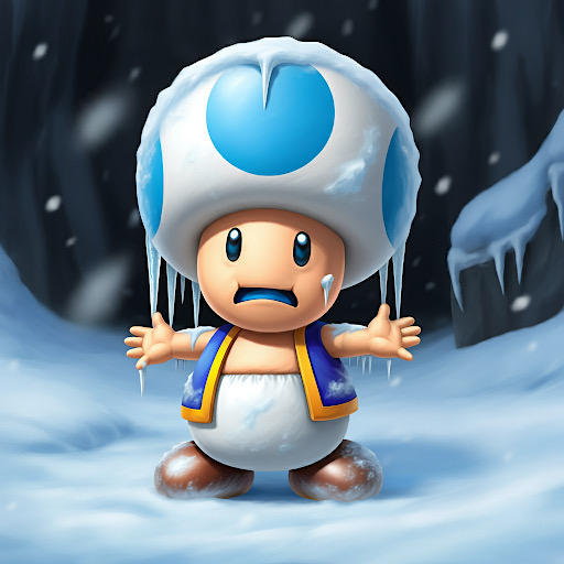 Blue Toad Freezing in Extreme Cold by 20jlucas on DeviantArt