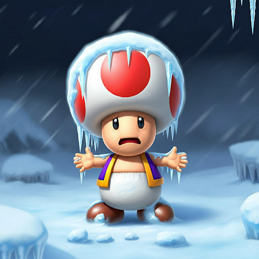 Toad Freezing in Extreme Cold 3 by 20jlucas on DeviantArt