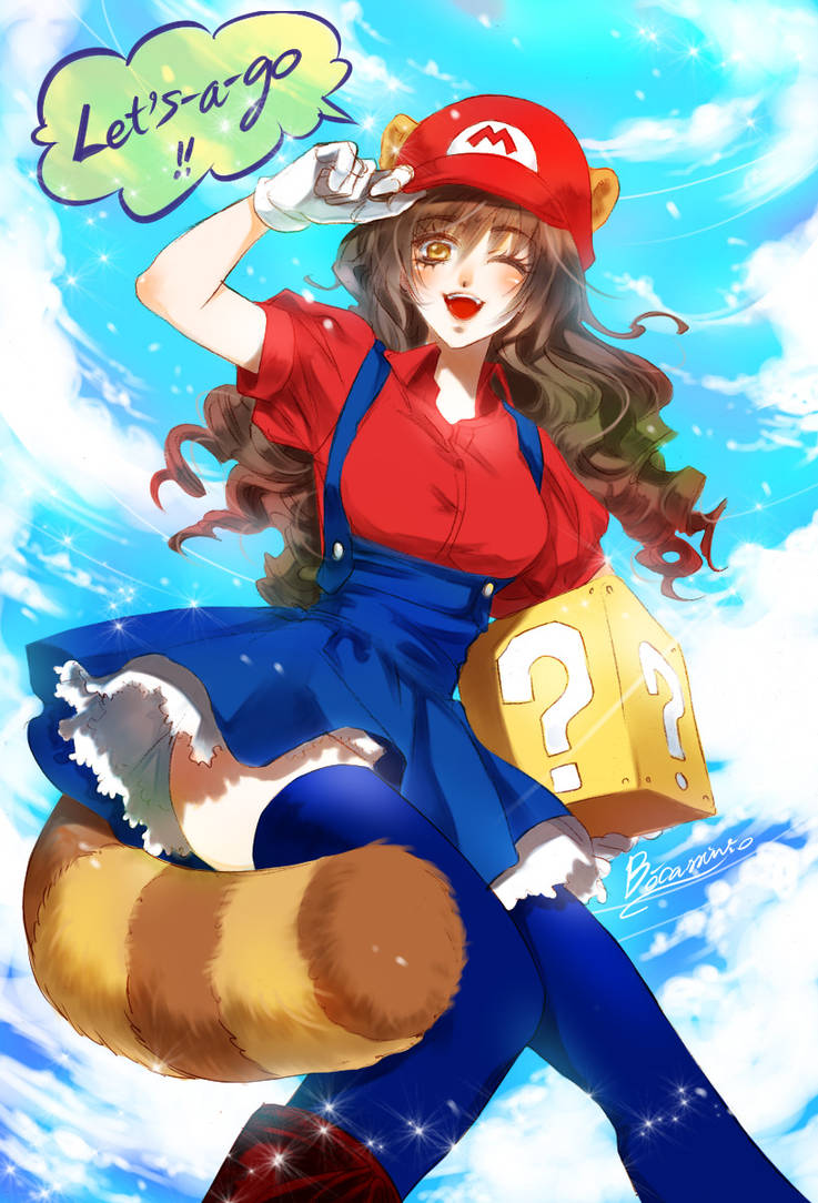 Mari Racoon Mario Racoon Form! by Enissaceb on DeviantArt