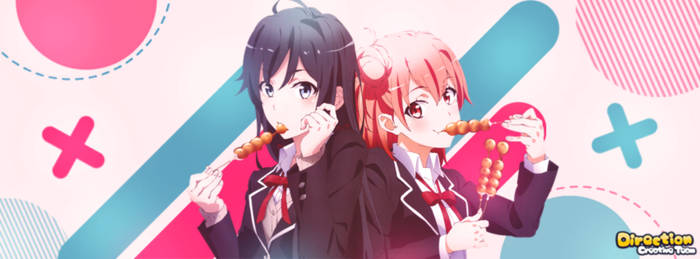 Yui and Yukino ft dango (Facebook Cover)