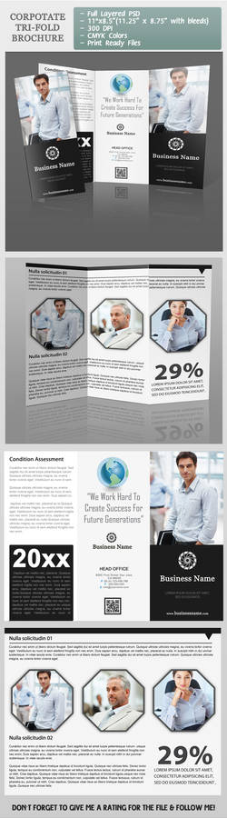 Corporate Tri-Fold Brochure VOL-02