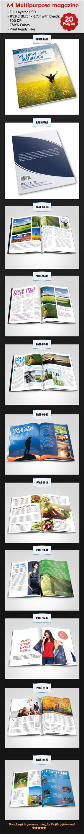 A4 Multipurpose Magazine