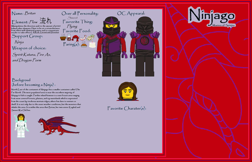 Ninjago Scroll of the OC NinjaBritan